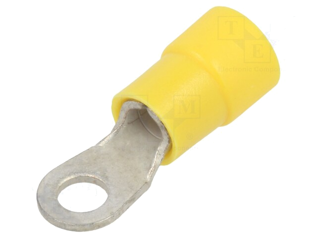 Uiteinde: oog; M4; Ø: 4,3mm; 4÷6mm2; klemmen; voor draad; geïsoleerd Uiteinde: oog; M4; Ø: 4,3mm; 4÷6mm2; klemmen; voor draad; geïsoleerd